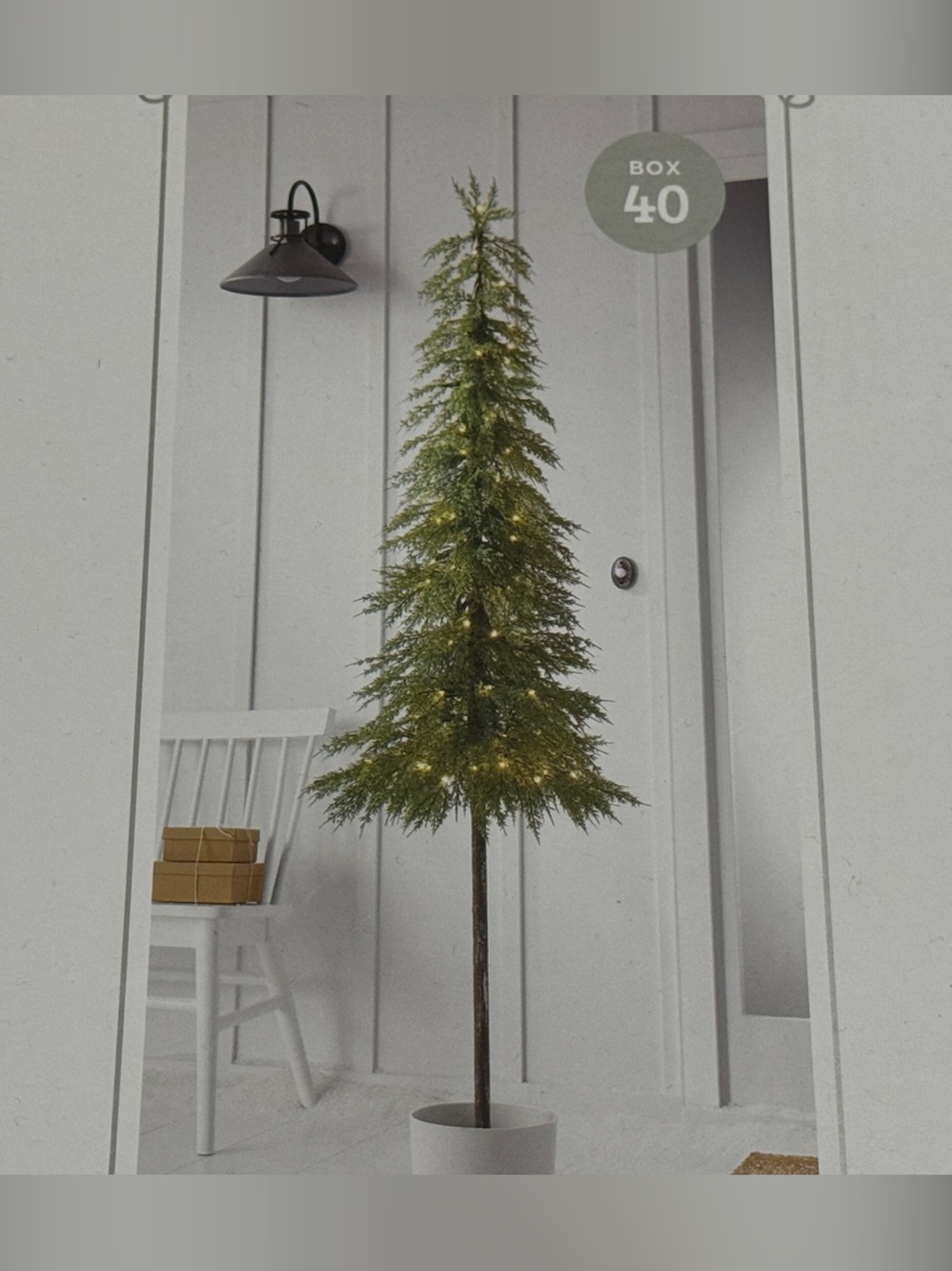 Wondershop Green Potted LED Pre-Lit Tree